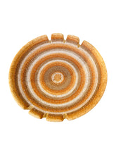 Load image into Gallery viewer, Bitossi style Orange Concentric Ring Ashtray
