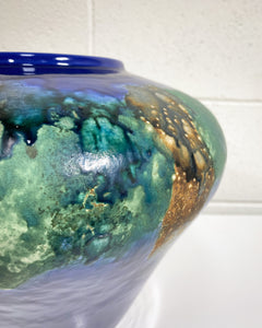 Large Cobalt Blue Glazed Vase