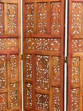 Load image into Gallery viewer, Vintage Hand Carved Teak Room Divider
