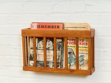 Load image into Gallery viewer, Danish Modern Teak Magazine Holder
