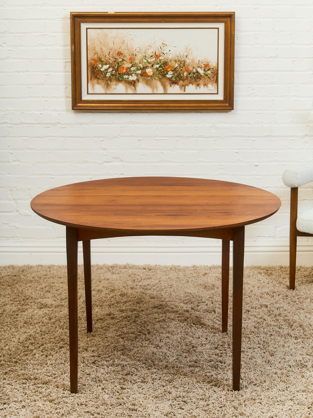 1960’s Vintage Solid Wood Dining Table