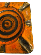 Load image into Gallery viewer, Orange Bitossi Ceramic Ashtray for Raymor
