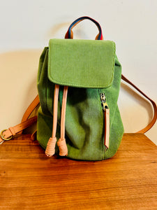 Universal Threads Goods Co. Bagpack Green Corduroy Purse