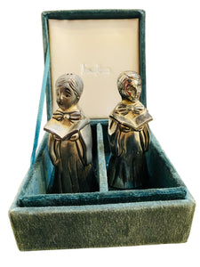 Neiman Marcus Silver plated Girl Boy Choir