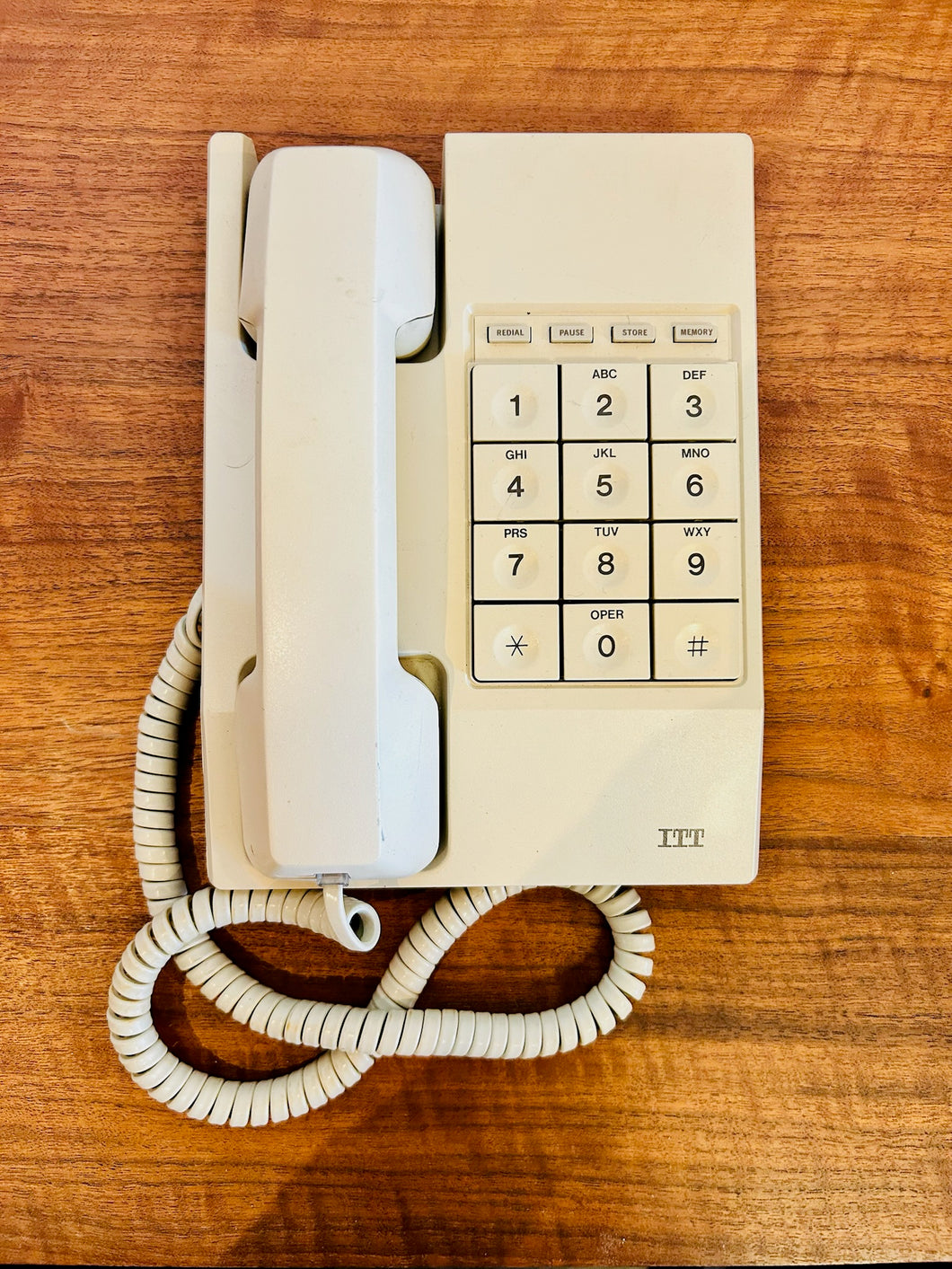 ITT Vintage Button Push Wall Phone