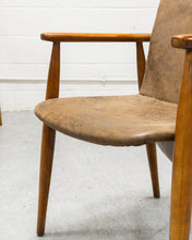Load image into Gallery viewer, Brown Mid Century Armchair
