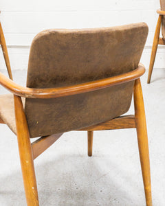 Brown Mid Century Armchair