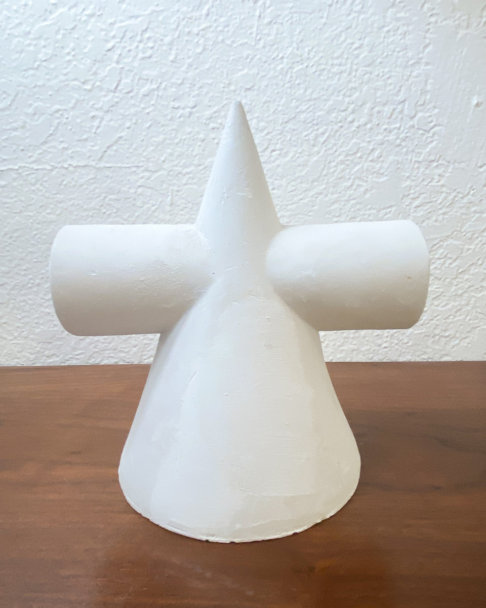 Plaster Geometric Sculpture 2 – Sunbeam Vintage