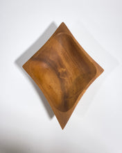 Load image into Gallery viewer, Vintage Diamond Shaped Wood Catchall
