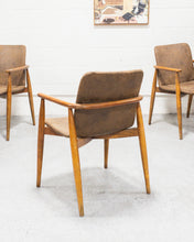 Load image into Gallery viewer, Brown Mid Century Armchair
