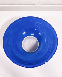 Electric Blue Pyrex Bowl