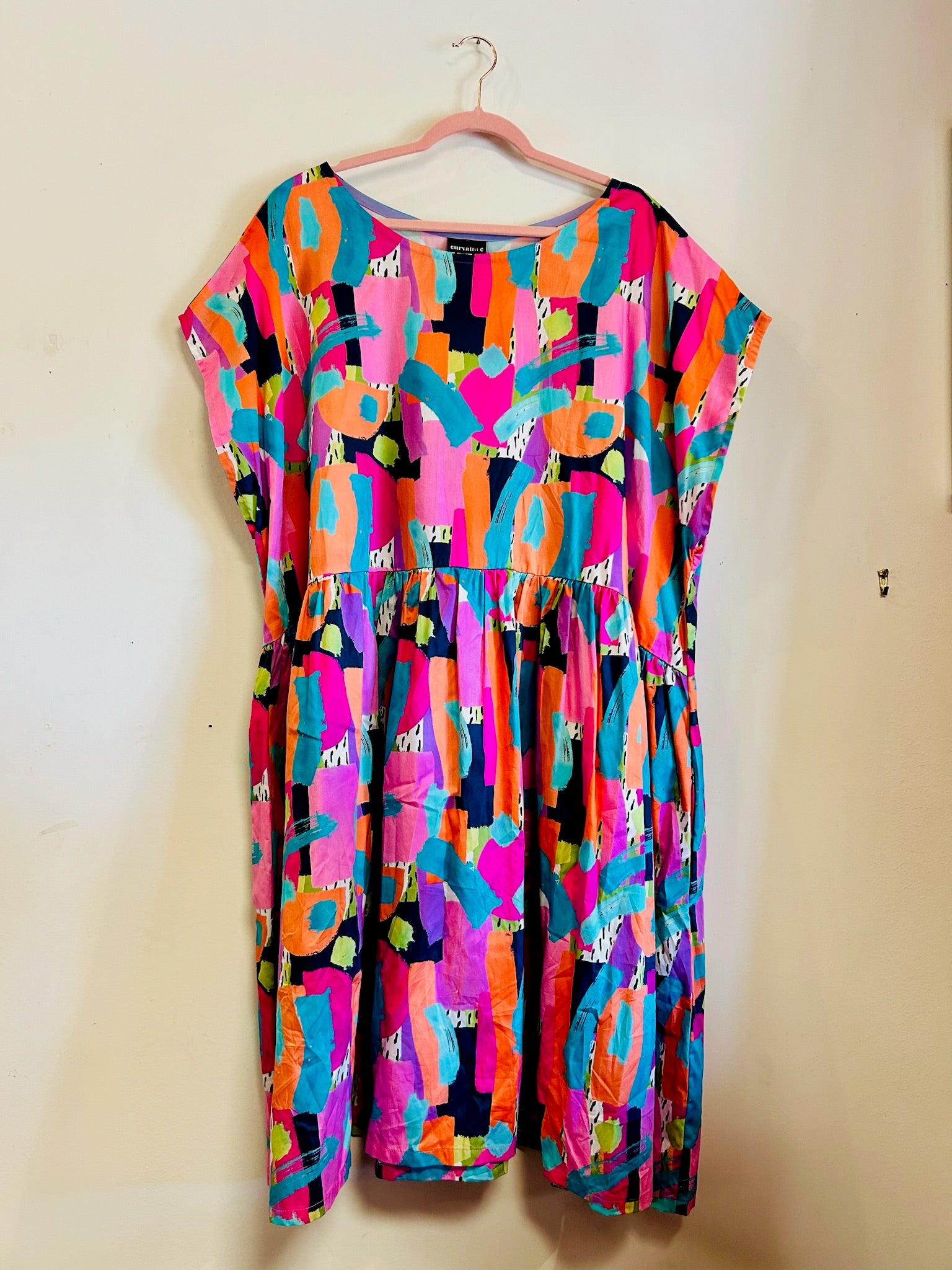 gorman electric blue day dress Gorman Puffy Flower Midi Dress Blue Size 8