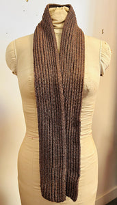 Woven Metallic Gold Scarf