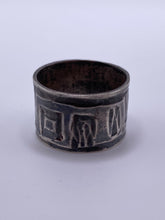Load image into Gallery viewer, Artisanal Brutalist Silver Ring
