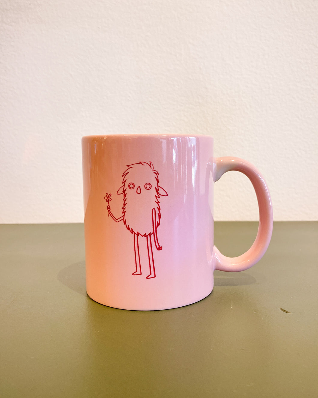 Pink Friendship Flower Mug