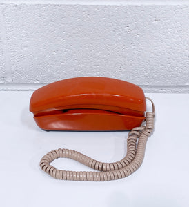 Vintage Orange Trimline Phone