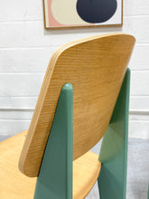Load image into Gallery viewer, Green Prouvé Style Dining Chair
