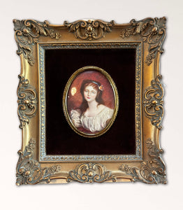 Victorian era portrait of a Red Haired girl