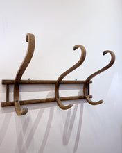 Load image into Gallery viewer, Vintage Wall Mounted Wood Coat Rack
