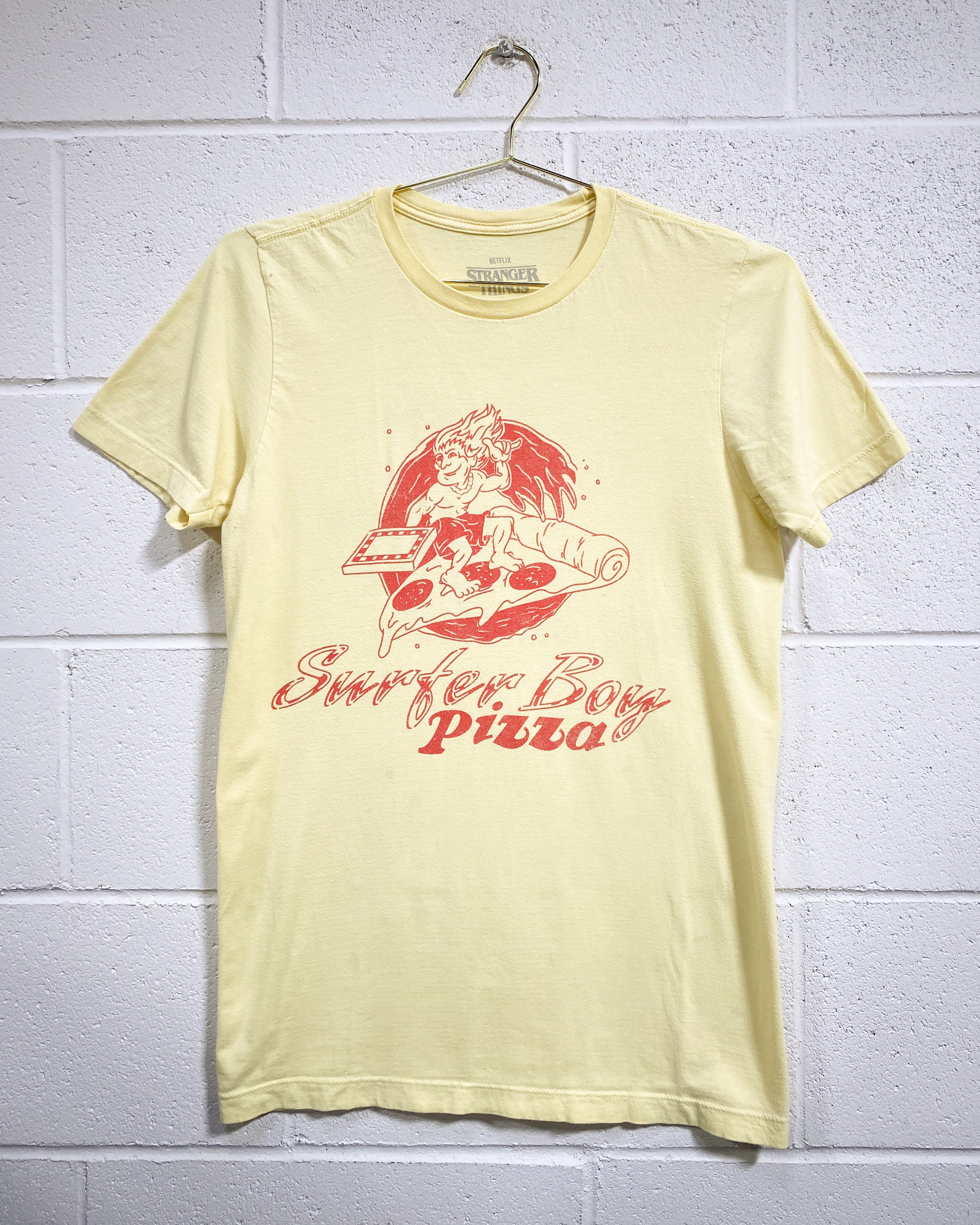 Surfer Boy Pizza T-Shirt (S) – Sunbeam Vintage
