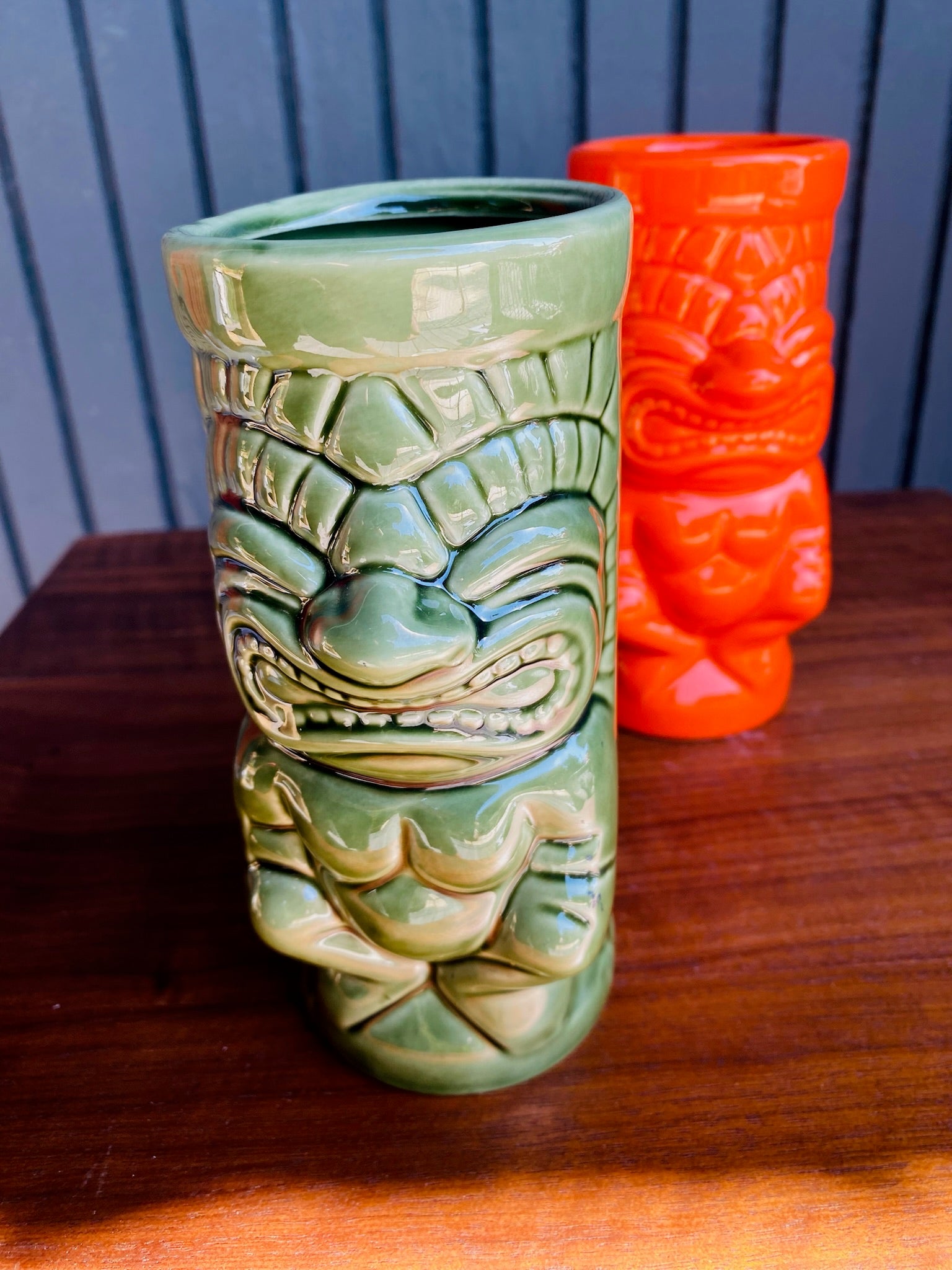 TIKI ビンテージセラミックカップ Vintage Tiki Cup Pair – Sunbeam Vintage
