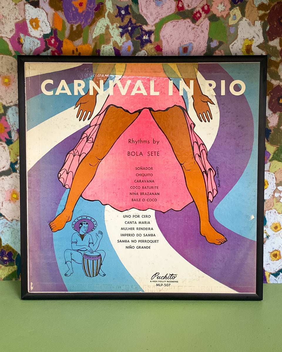 Carnival in Rio, Framed – Sunbeam Vintage