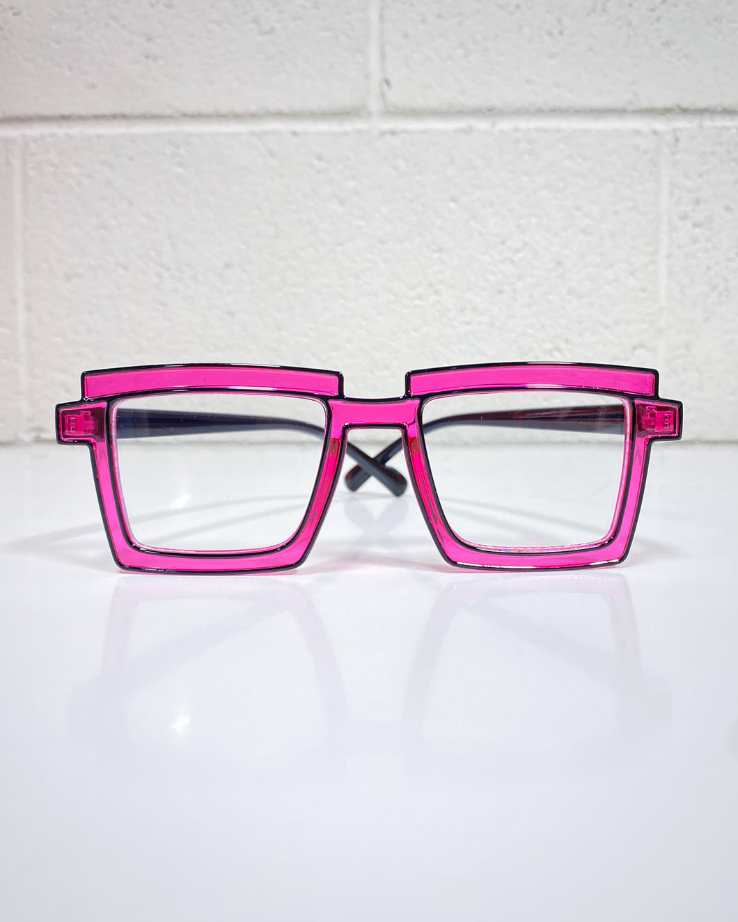 Hot Pink Glasses