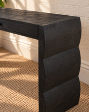 Load image into Gallery viewer, Sydney One-Drawer Sculptural Desk in Charcoal
