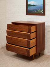 Load image into Gallery viewer, Restored Highboy Sleek Walnut Dresser
