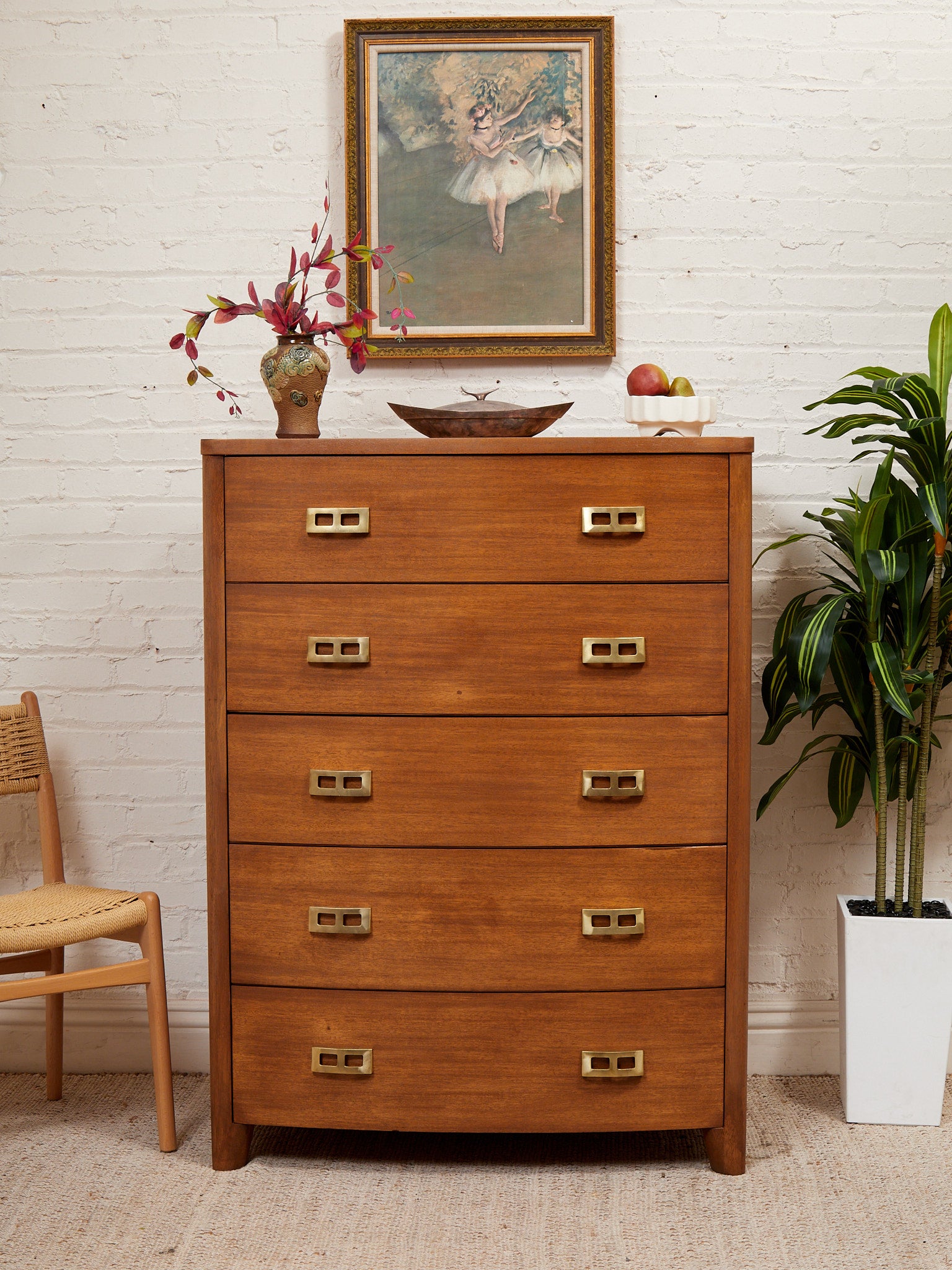 vintage dresser for sale Millbrook Vintage Inlaid Wood Six Drawer Dresser Antique & Vintage Dressers for