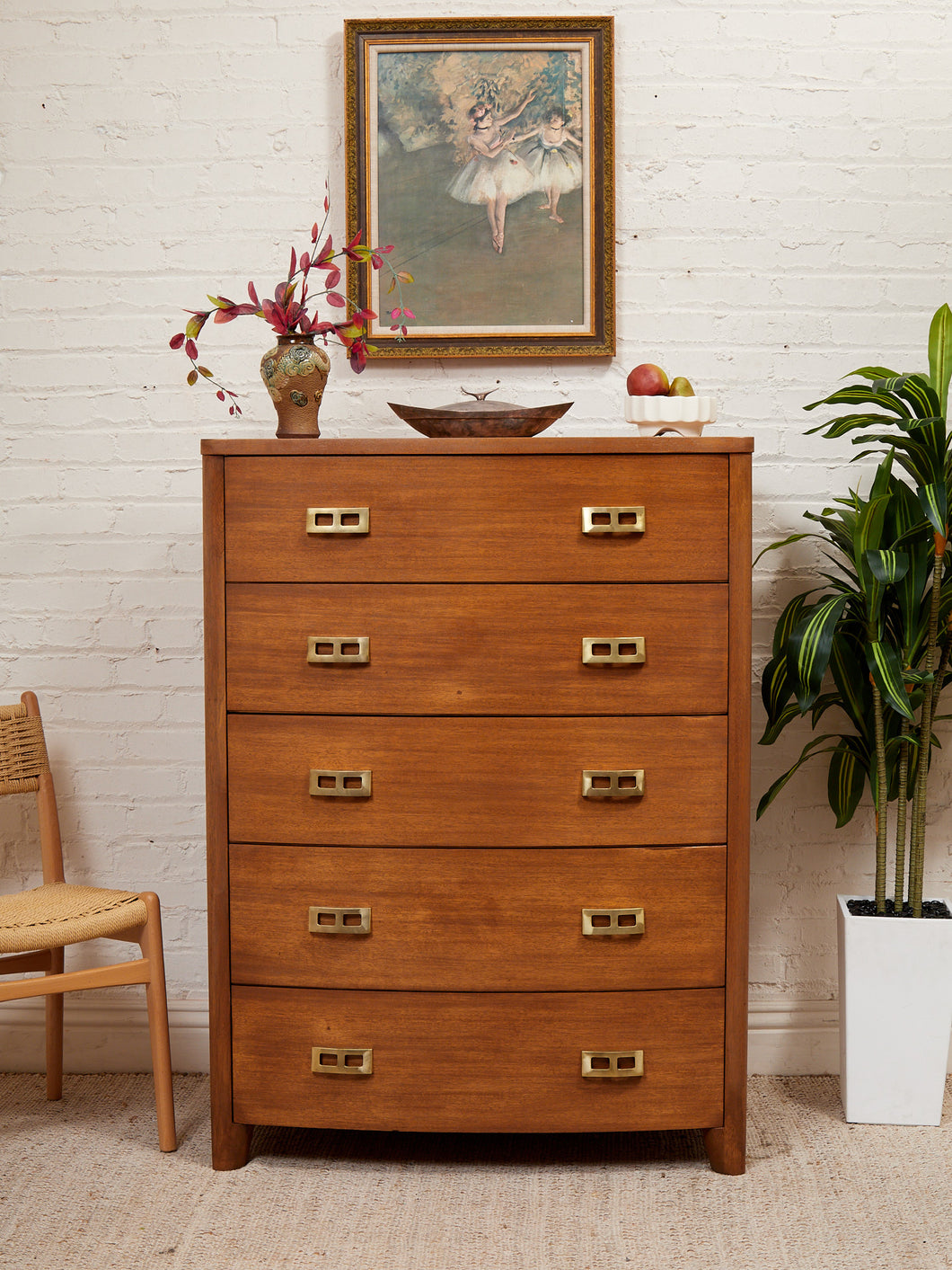 mahogany dresser Cayuta Traditional Solid Mahogany Wood Extra Long 7 Drawer Dresser