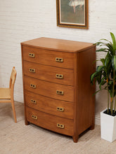 Load image into Gallery viewer, Vintage Highboy Mahogany Dresser
