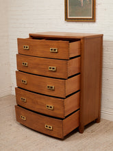 Load image into Gallery viewer, Vintage Highboy Mahogany Dresser
