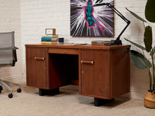Load image into Gallery viewer, Vintage Narrow Cabinet Desk
