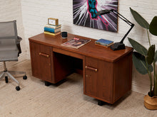 Load image into Gallery viewer, Vintage Narrow Cabinet Desk
