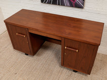 Load image into Gallery viewer, Vintage Narrow Cabinet Desk
