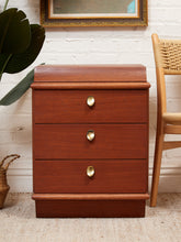 Load image into Gallery viewer, Restored Three Drawer Nightstands
