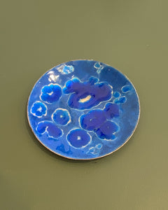 Vintage Blue Enamel Catchall