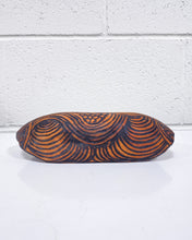 Load image into Gallery viewer, Vintage Carved Wood Ovular Tray with Swirls
