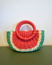 Load image into Gallery viewer, Small Woven Watermelon Purse
