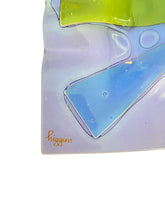 Load image into Gallery viewer, Beautiful Brilliant Purple Blue Infused Higgins Ashtray
