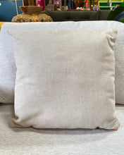 Load image into Gallery viewer, Leather Patch Pillow “Rose Bowl”
