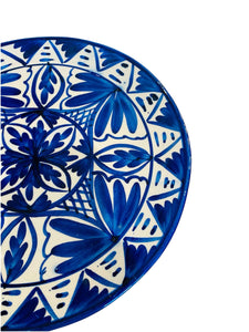 Large Hand Painted Decorative Plate