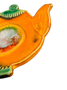 Cute Orange Teapot Catchall