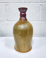 Load image into Gallery viewer, Stoneware Bottle Shaped Vase, Signed
