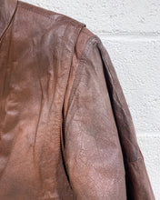 Load image into Gallery viewer, Vintage Brown Leather Jacket (XXL)

