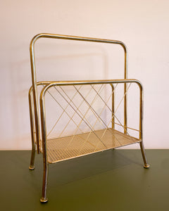 Hollywood Regency Magazine Rack