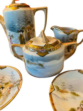 Load image into Gallery viewer, Antique Japanese Satsuma Tea Five Piece Set
