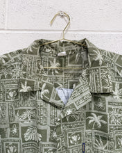 Load image into Gallery viewer, Olive Green Hawaiian Shirt (XL)
