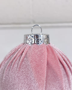 Pink Velvet Ornament